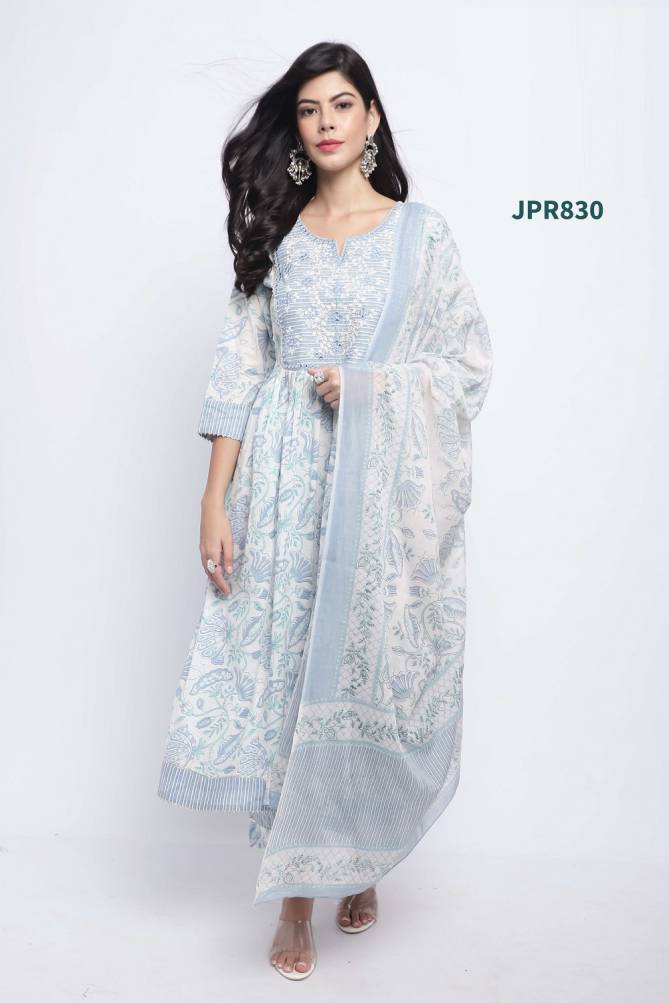 Saanjh By Trendy Cotton Printed Kurti With Bottom Dupatta Wholesale Shop In Surat
